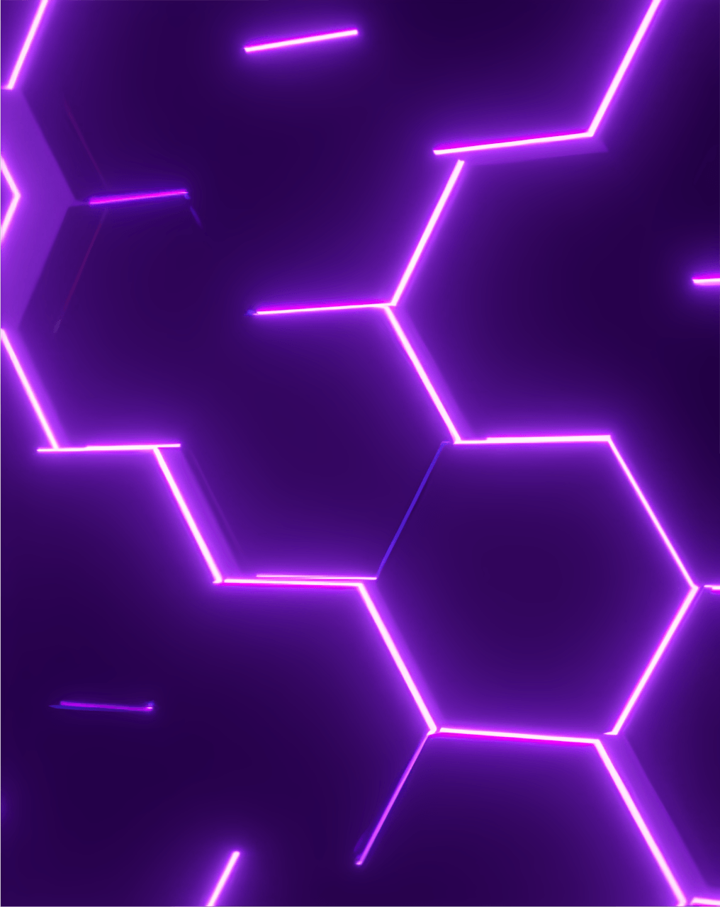 Retângulos Roxo Neon